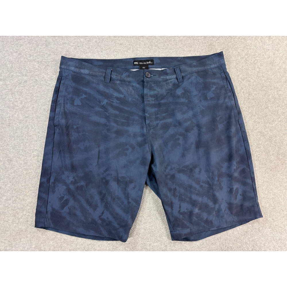 Travis Mathew Camouflage Casual‎ Shorts (Men's Size 42) Blue - 10"